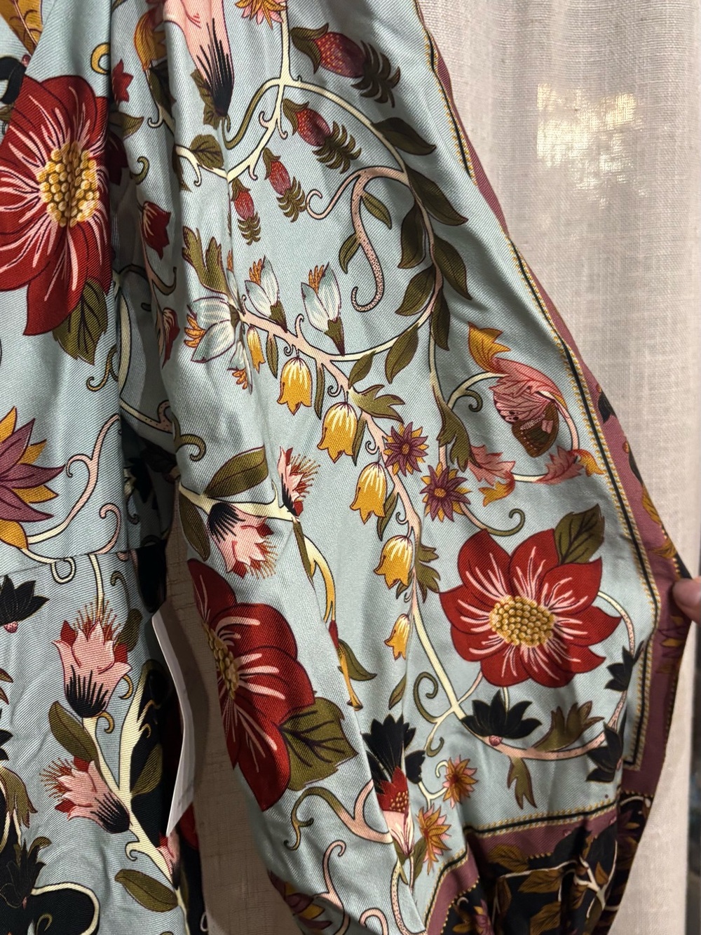 FARM Rio Mint and Rust Floral Maxi Dress - Picture 3 of 7